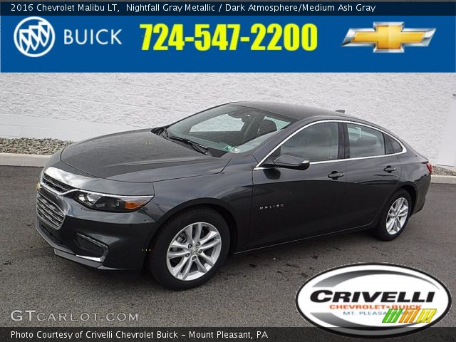 2016 Chevrolet Malibu LT in Nightfall Gray Metallic