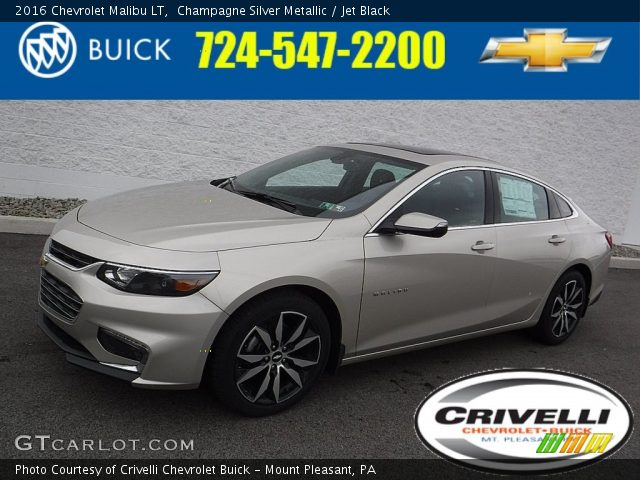 2016 Chevrolet Malibu LT in Champagne Silver Metallic