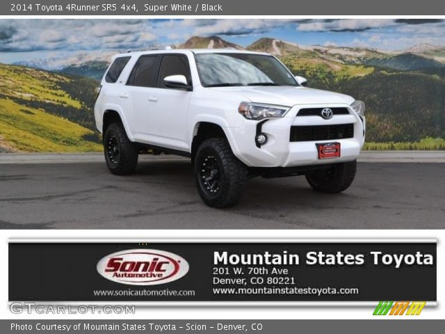 2014 Toyota 4Runner SR5 4x4 in Super White