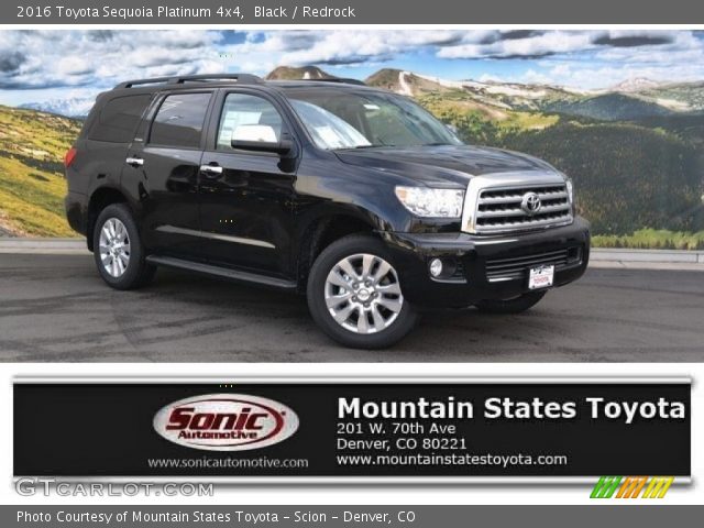 2016 Toyota Sequoia Platinum 4x4 in Black