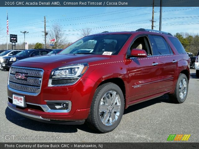 2016 GMC Acadia Denali AWD in Crimson Red Tintcoat