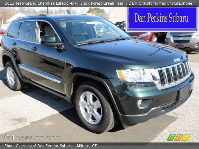 2013 Jeep Grand Cherokee Laredo 4x4 in Black Forest Green Pearl