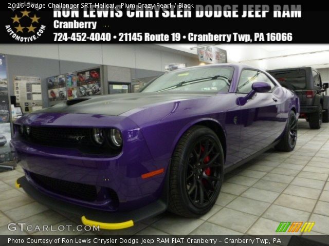 2016 Dodge Challenger SRT Hellcat in Plum Crazy Pearl