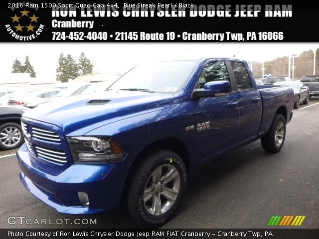 2016 Ram 1500 Sport Quad Cab 4x4 in Blue Streak Pearl