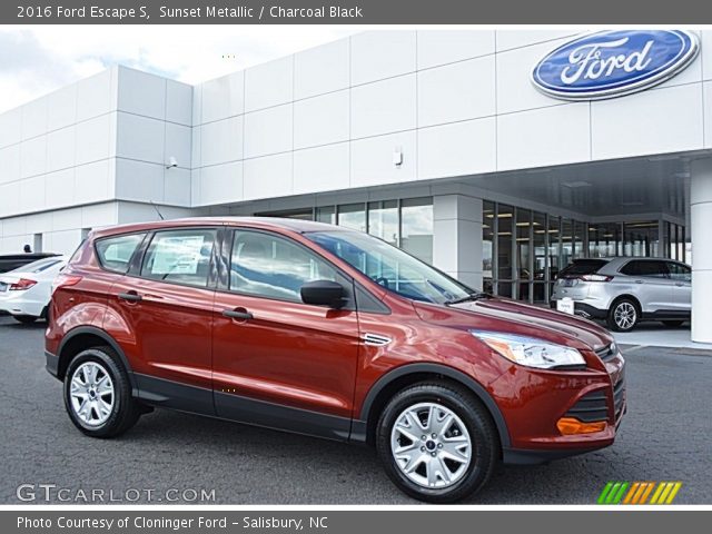 2016 Ford Escape S in Sunset Metallic