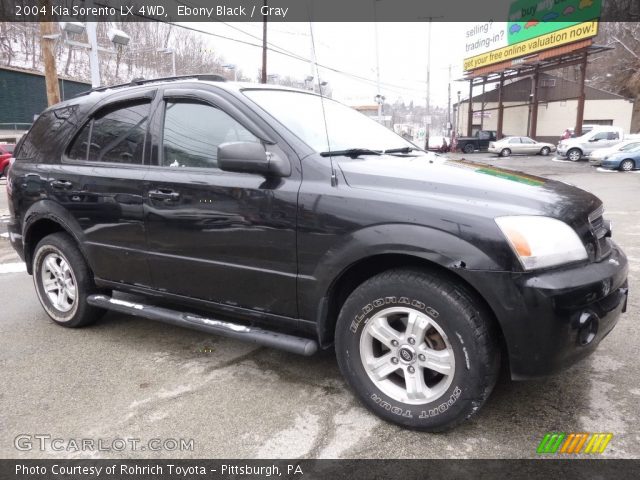 2004 Kia Sorento LX 4WD in Ebony Black