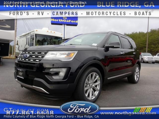 2016 Ford Explorer Limited in Shadow Black