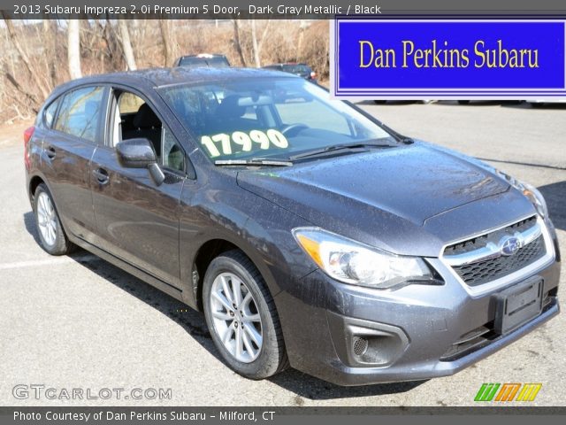 2013 Subaru Impreza 2.0i Premium 5 Door in Dark Gray Metallic