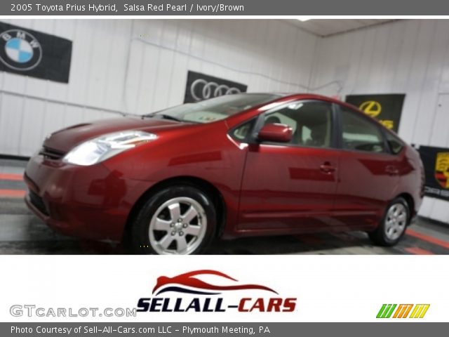 2005 Toyota Prius Hybrid in Salsa Red Pearl