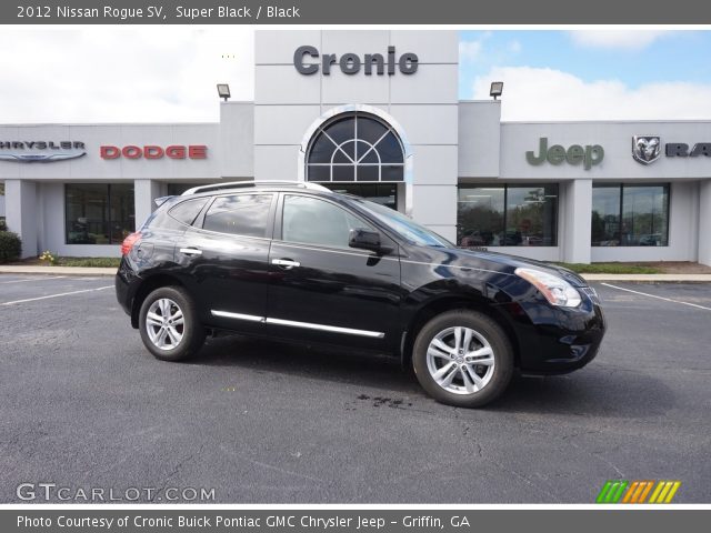 2012 Nissan Rogue SV in Super Black
