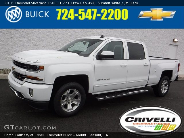 2016 Chevrolet Silverado 1500 LT Z71 Crew Cab 4x4 in Summit White