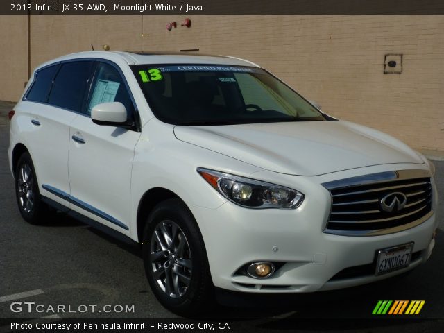 2013 Infiniti JX 35 AWD in Moonlight White