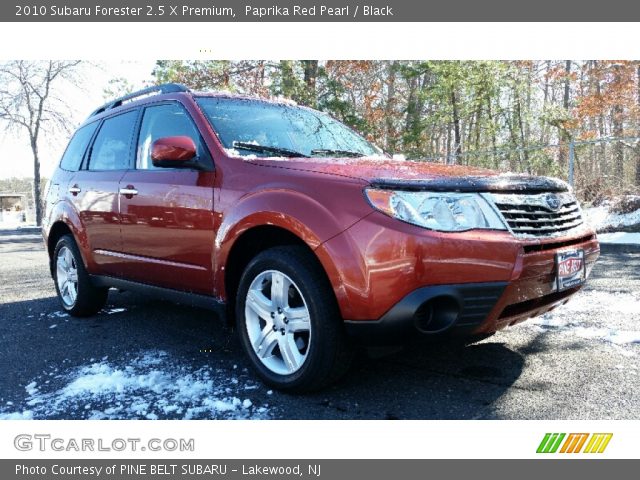 2010 Subaru Forester 2.5 X Premium in Paprika Red Pearl