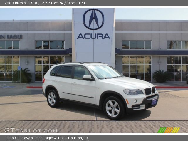 2008 BMW X5 3.0si in Alpine White
