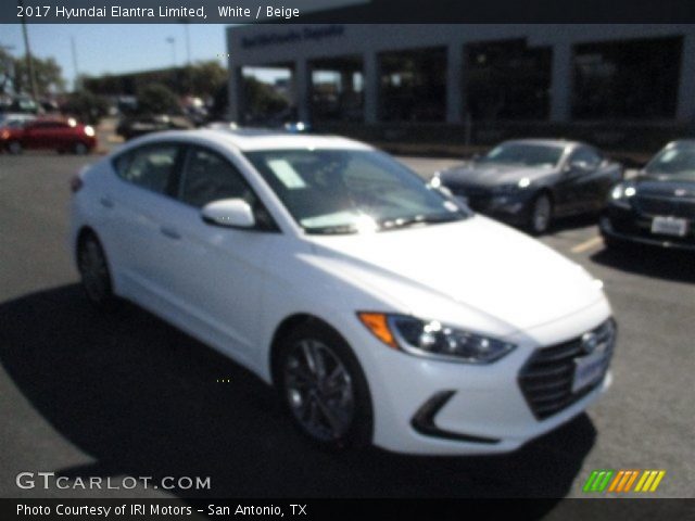 2017 Hyundai Elantra Limited in White