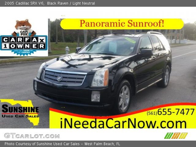 2005 Cadillac SRX V6 in Black Raven