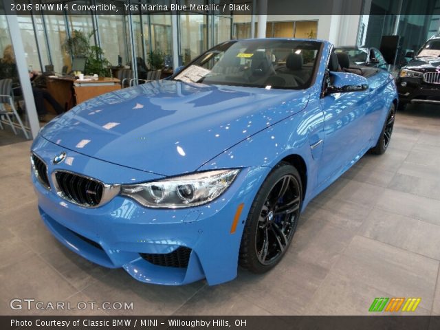 2016 BMW M4 Convertible in Yas Marina Blue Metallic