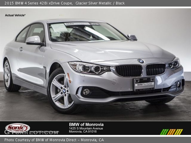 2015 BMW 4 Series 428i xDrive Coupe in Glacier Silver Metallic