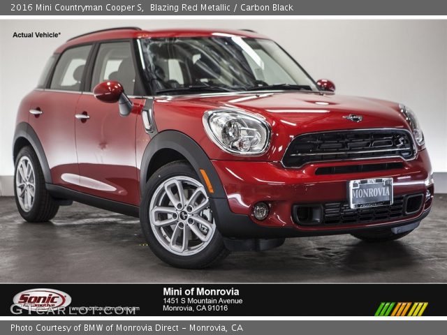 2016 Mini Countryman Cooper S in Blazing Red Metallic