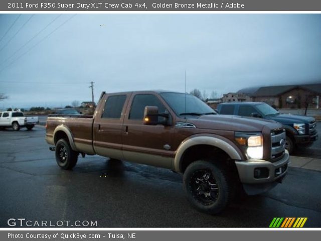 2011 Ford F350 Super Duty XLT Crew Cab 4x4 in Golden Bronze Metallic
