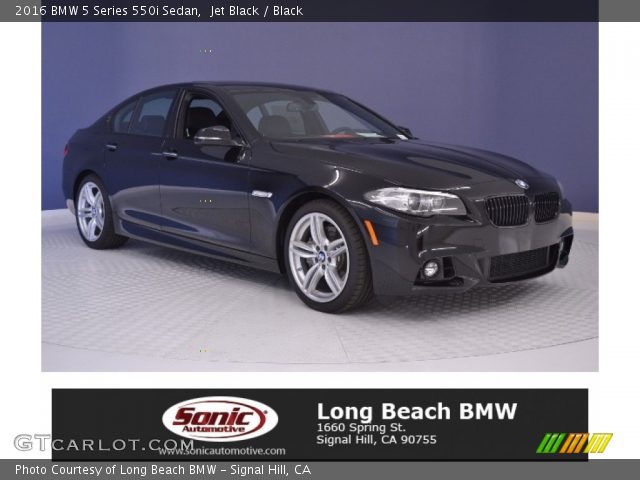 2016 BMW 5 Series 550i Sedan in Jet Black