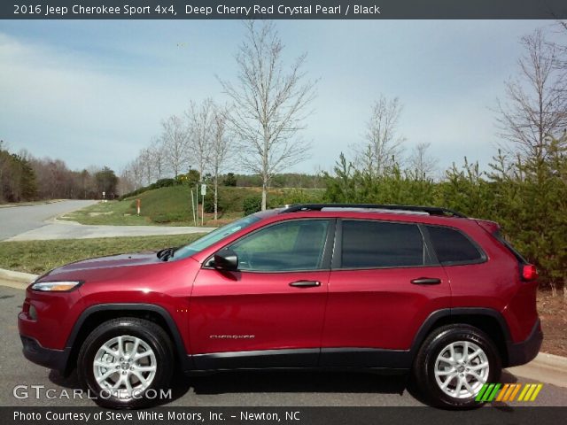 2016 Jeep Cherokee Sport 4x4 in Deep Cherry Red Crystal Pearl