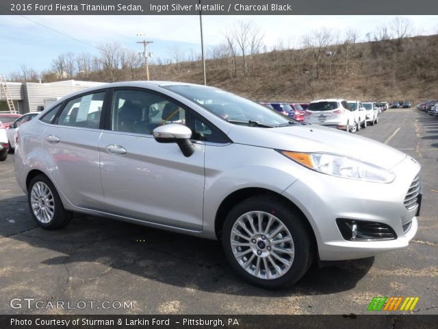 2016 Ford Fiesta Titanium Sedan in Ingot Silver Metallic