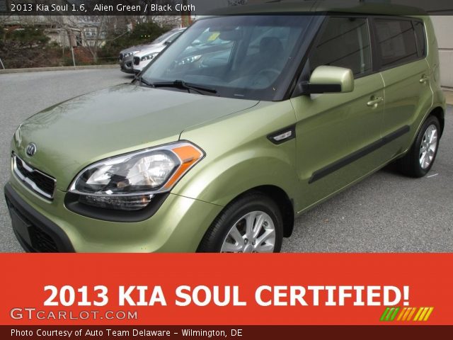 2013 Kia Soul 1.6 in Alien Green