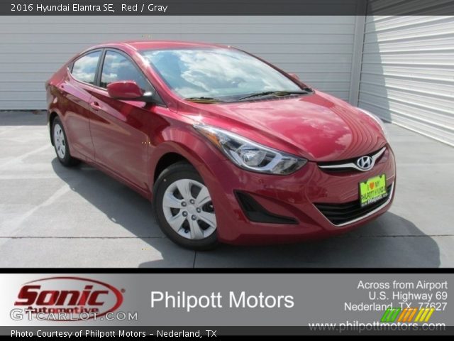 2016 Hyundai Elantra SE in Red