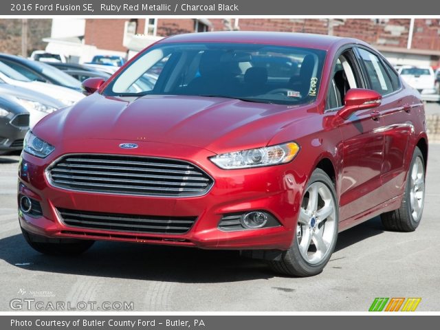 2016 Ford Fusion SE in Ruby Red Metallic