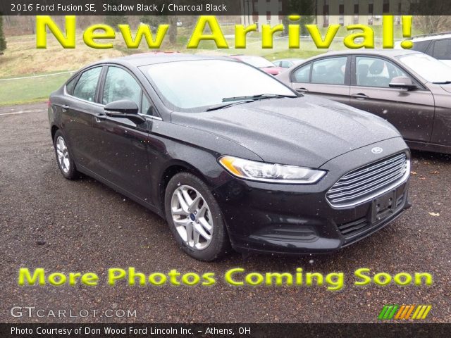 2016 Ford Fusion SE in Shadow Black