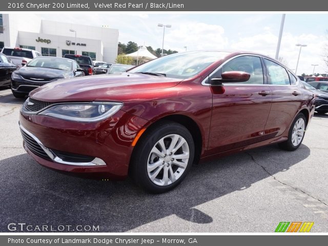 2016 Chrysler 200 Limited in Velvet Red Pearl