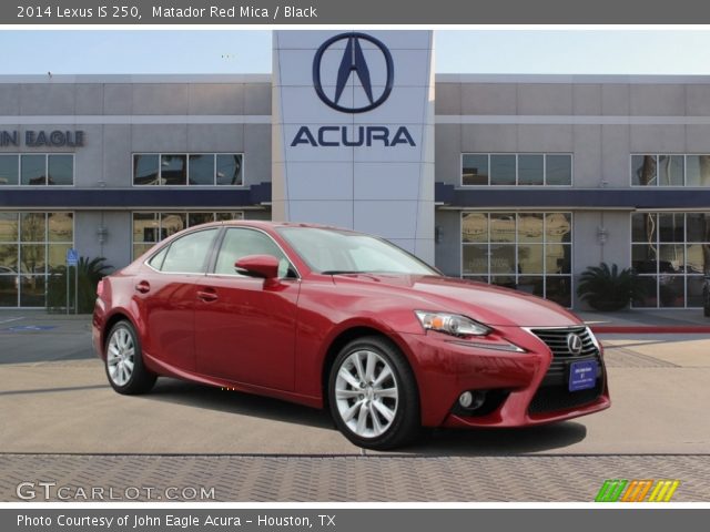 2014 Lexus IS 250 in Matador Red Mica
