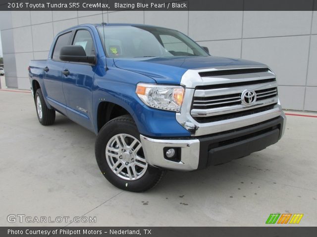 2016 Toyota Tundra SR5 CrewMax in Blazing Blue Pearl