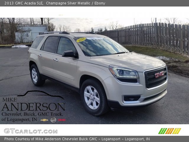 2013 GMC Acadia SLE in Champagne Silver Metallic