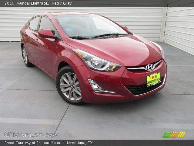2016 Hyundai Elantra SE in Red