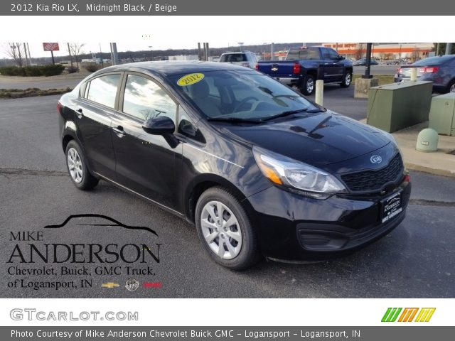 2012 Kia Rio LX in Midnight Black