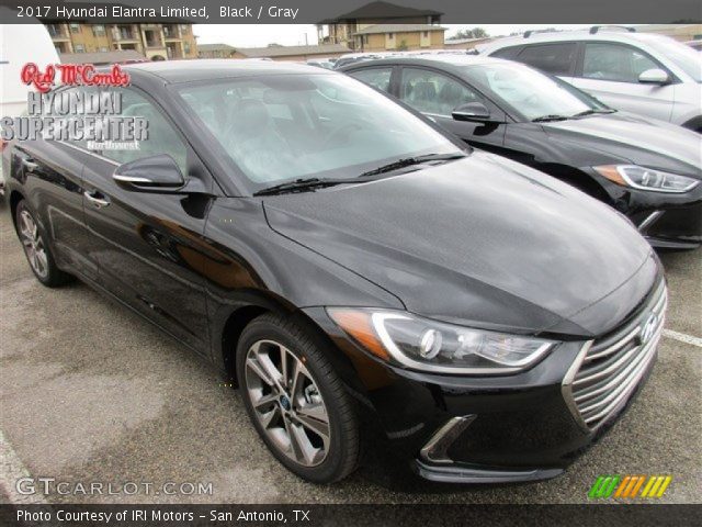 2017 Hyundai Elantra Limited in Black