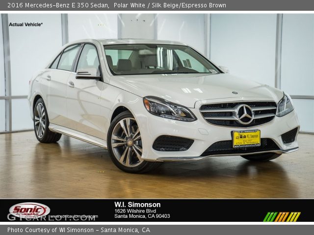 2016 Mercedes-Benz E 350 Sedan in Polar White