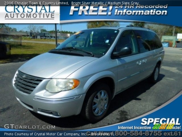 2006 Chrysler Town & Country Limited in Bright Silver Metallic