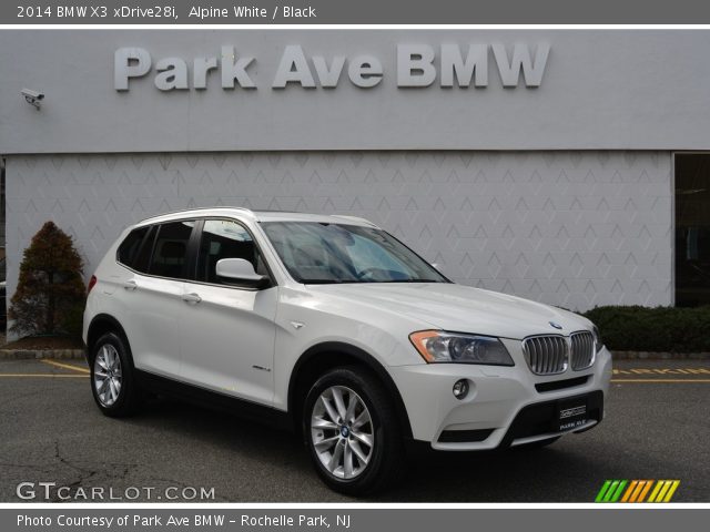 2014 BMW X3 xDrive28i in Alpine White