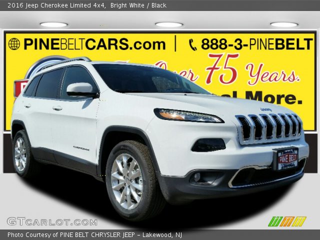 2016 Jeep Cherokee Limited 4x4 in Bright White