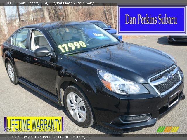 2013 Subaru Legacy 2.5i in Crystal Black Silica