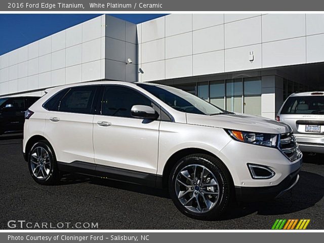 2016 Ford Edge Titanium in White Platinum