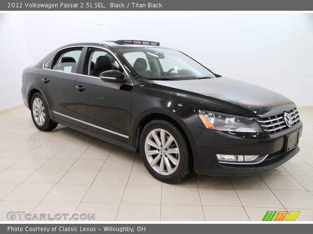 2012 Volkswagen Passat 2.5L SEL in Black