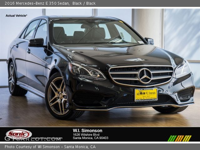 2016 Mercedes-Benz E 350 Sedan in Black