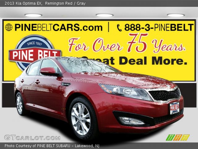 2013 Kia Optima EX in Remington Red