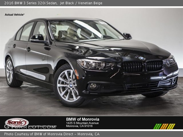 2016 BMW 3 Series 320i Sedan in Jet Black