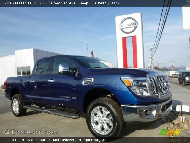 2016 Nissan TITAN XD SV Crew Cab 4x4 in Deep Blue Pearl