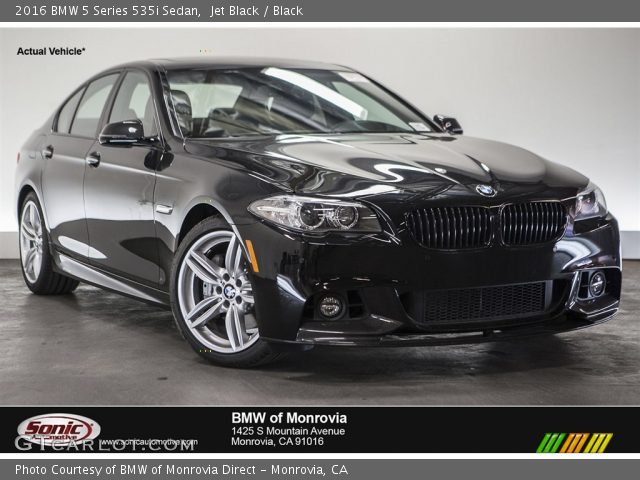 2016 BMW 5 Series 535i Sedan in Jet Black